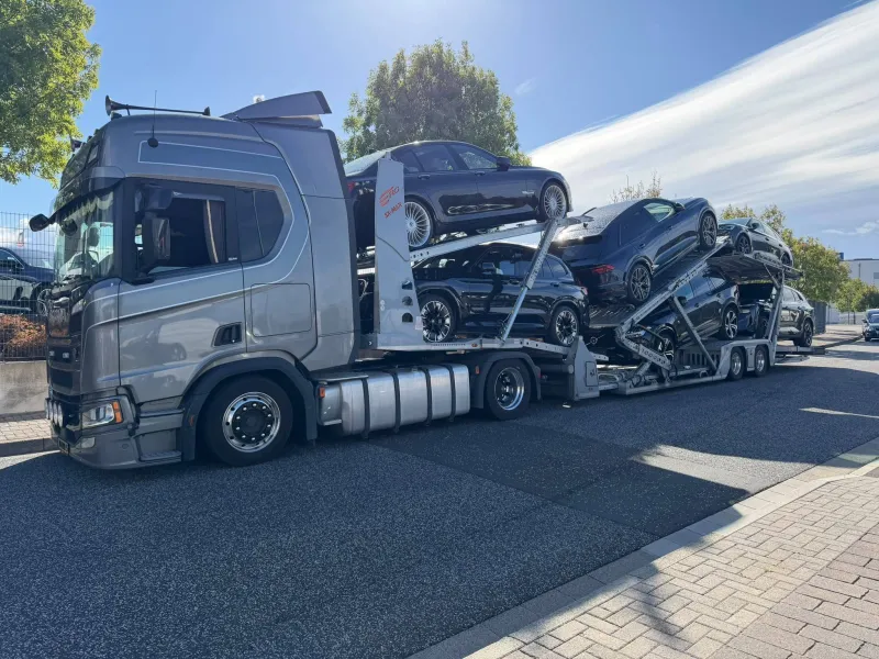 Auto geladen door Benedictus Transport Harkema